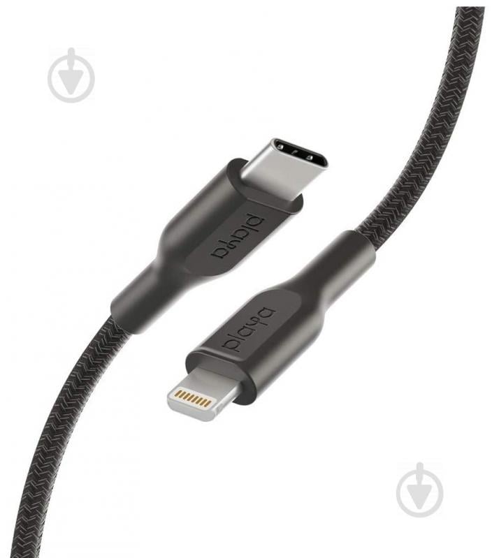 Кабель Belkin Playa Braided USB-С — Lightning 1 м чорний (PMBK1004BT1MPBB) - фото 4