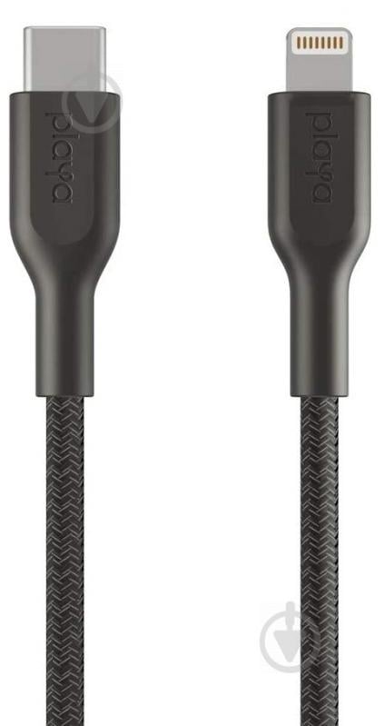 Кабель Belkin Playa Braided USB-С — Lightning 1 м чорний (PMBK1004BT1MPBB) - фото 6