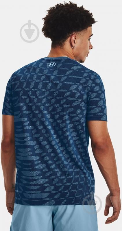 Футболка Under Armour UA SEAMLESS NOVELTY SS 1379281-426 р.XL синій - фото 2