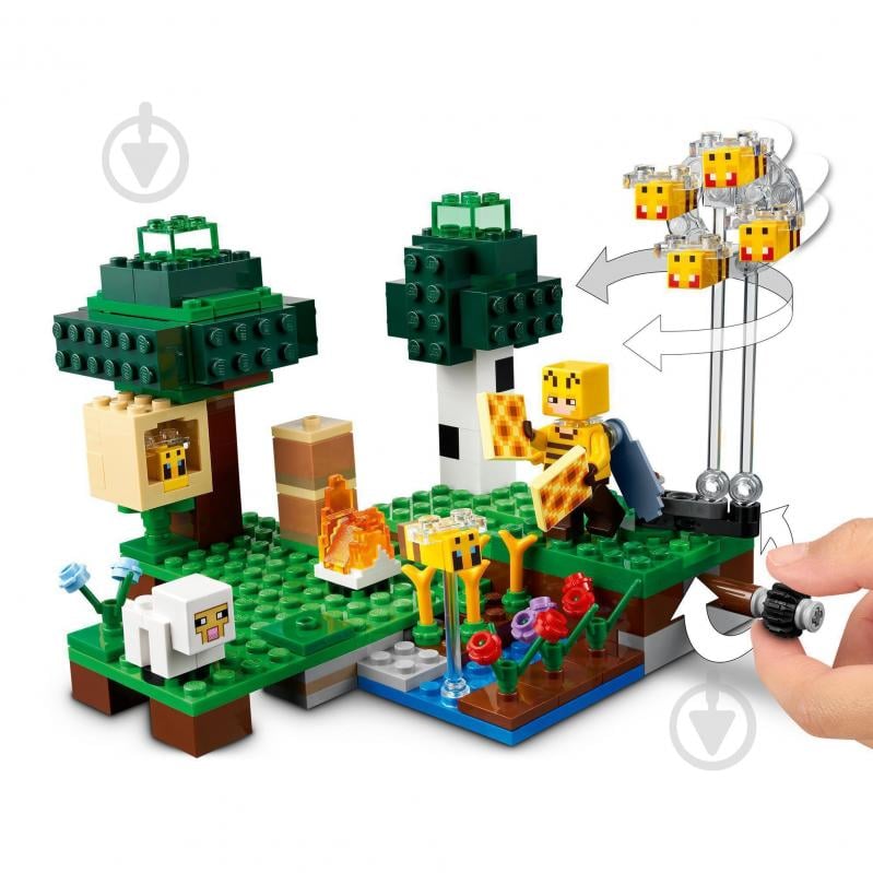 Конструктор LEGO Minecraft Пасека 21165 - фото 3