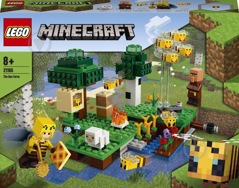 Конструктор LEGO Minecraft Пасека 21165 - фото 1 Конструктор LEGO Minecraft Пасека 21165 - фото 1