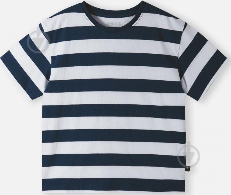 Футболка Reima Rannut р.128 синій 5200218A-698A - фото 1 Футболка Reima Rannut р.128 синій 5200218A-698A - фото 1