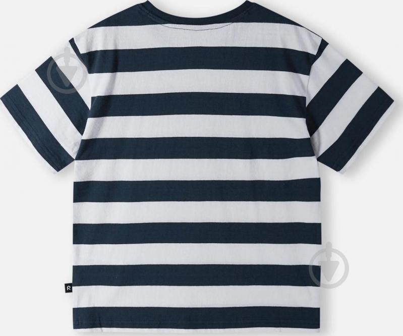 Футболка Reima Rannut р.128 синій 5200218A-698A - фото 2 Футболка Reima Rannut р.128 синій 5200218A-698A - фото 2