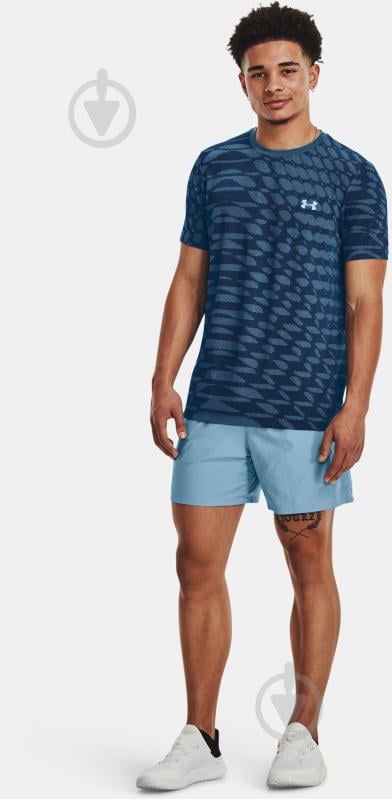 Футболка Under Armour UA SEAMLESS NOVELTY SS 1379281-426 р.2XL синій - фото 3