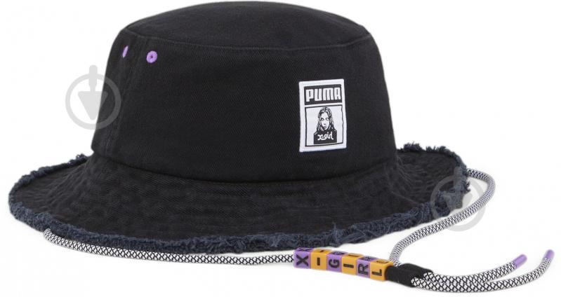 Панама Puma X X-GIRL BUCKET HAT 02517901 р.S-M черный - фото 1