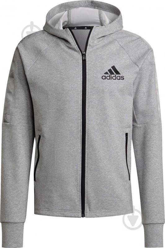 Джемпер Adidas M MT FZ HD H28797 р. M сірий - фото 3