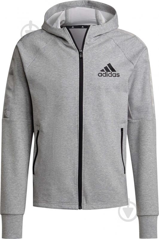 Джемпер Adidas M MT FZ HD H28797 р. M сірий - фото 4