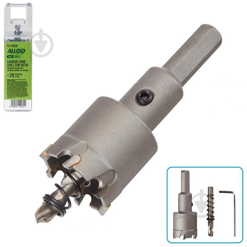 Свердло корончате Alloid 28 мм TS-10028 - фото 1 Свердло корончате Alloid 28 мм TS-10028 - фото 1