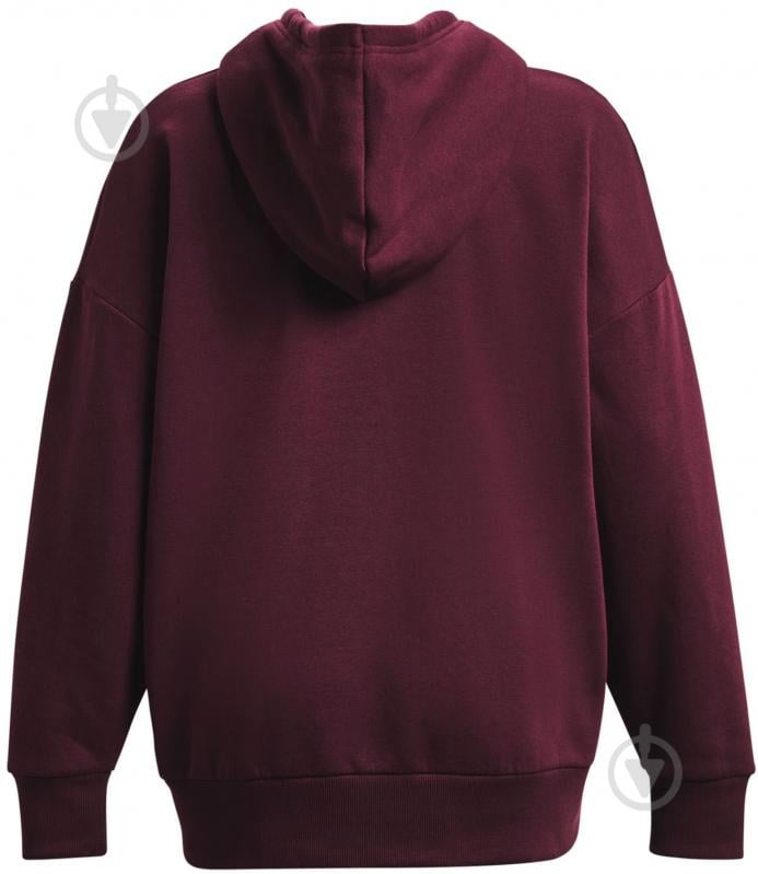 Джемпер Under Armour UA RIVAL FLEECE OS HOODIE 1379493-600 р.M бордовый - фото 5