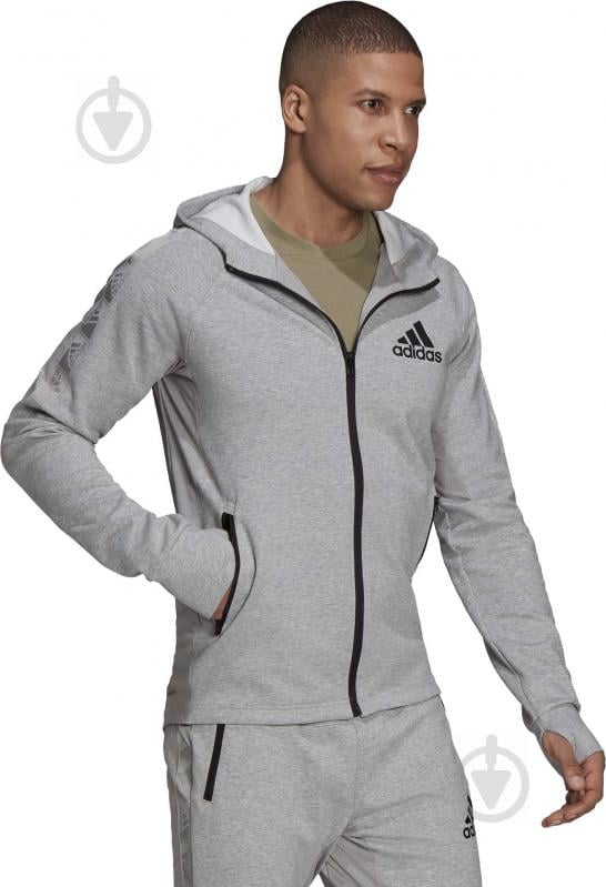 Джемпер Adidas M MT FZ HD H28797 р. XL сірий - фото 6