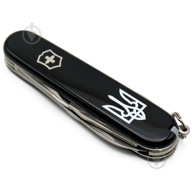 Ніж швейцарський Victorinox SPARTAN UKRAINE Тризуб білий (12 інстр) Vx13603.3_T0010u - фото 5