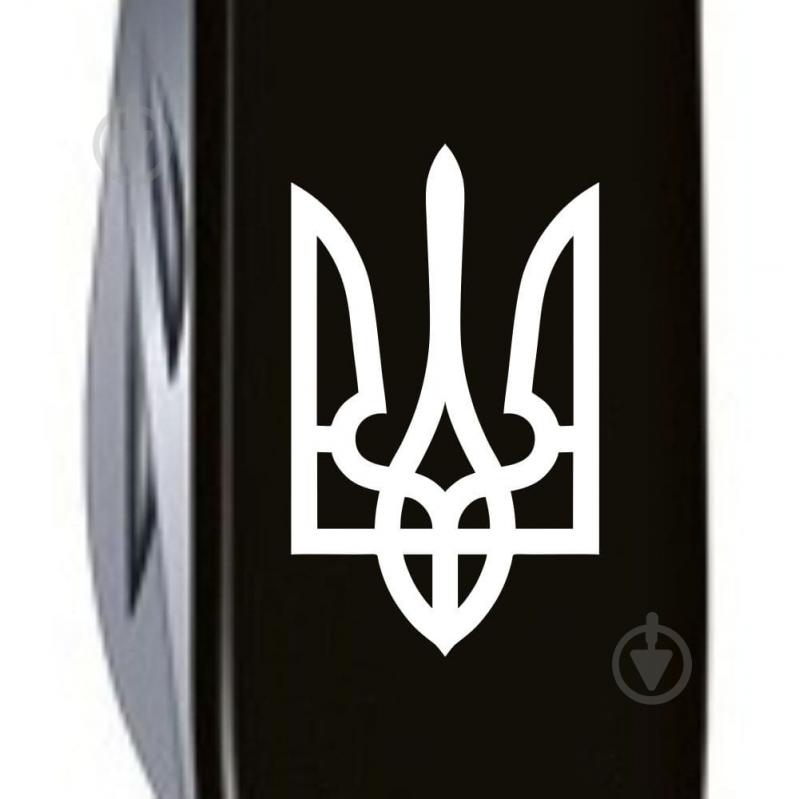 Ніж швейцарський Victorinox SPARTAN UKRAINE Тризуб білий (12 інстр) Vx13603.3_T0010u - фото 3