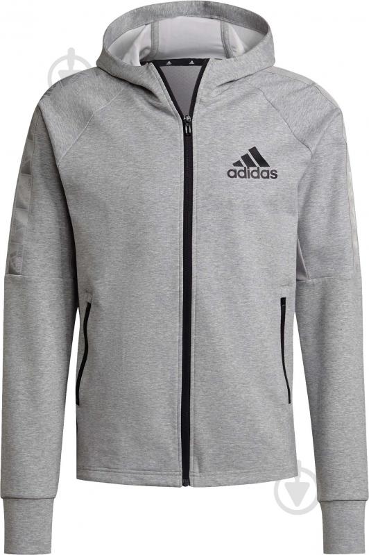 Джемпер Adidas M MT FZ HD H28797 р. 3XL сірий - фото 3