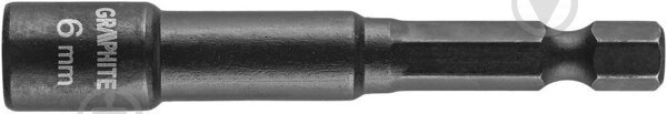 Головка торцевая ударная с магнитом 1/4 " GRAPHITE 1 шт. 56H550 - фото 1