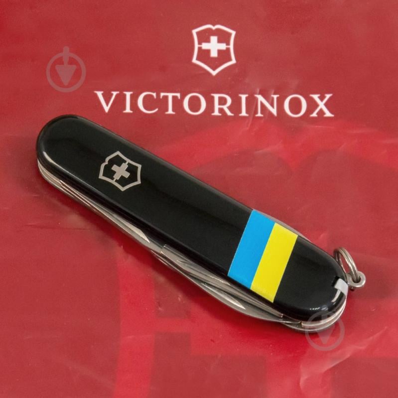 Ніж швейцарський Victorinox Spartan Ukraine Прапор України (12 інстр) Vx13603.3_T1100u - фото 7