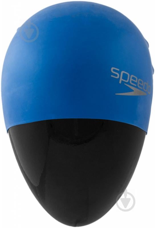 Шапочка для плавания Speedo Plain Moulded Silicone Cap 8-709842610 one size синий - фото 1