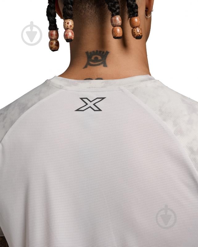 Футболка 2XU Aero Tee MR6557a_CAR/MNG р.2XL білий - фото 3