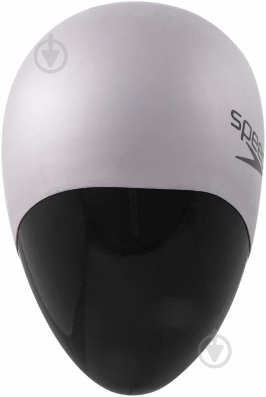 Шапочка для плавания Speedo Plain Moulded Silicone Cap 8-709849086 one size серый - фото 1