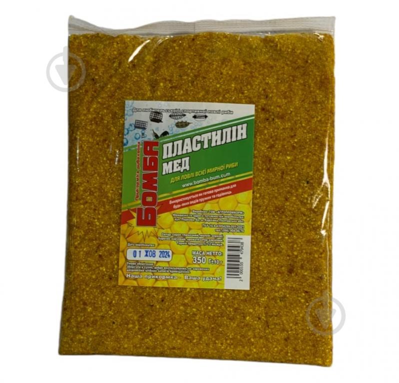 Пластилин Бомба мед 350 г - фото 1 Пластилин Бомба мед 350 г - фото 1