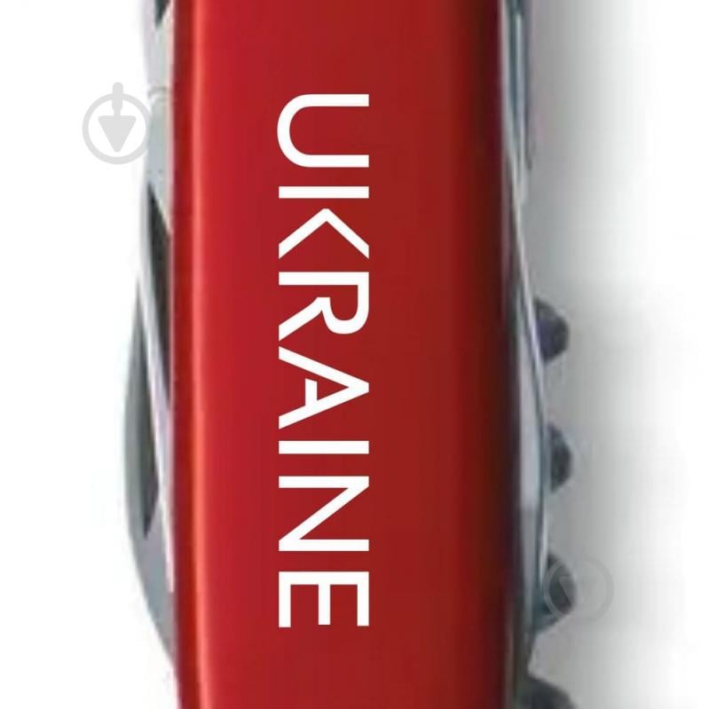 Ніж швейцарський Victorinox SPARTAN UKRAINE Ukraine біл. (12 інстр) Vx13603_T0140u - фото 5