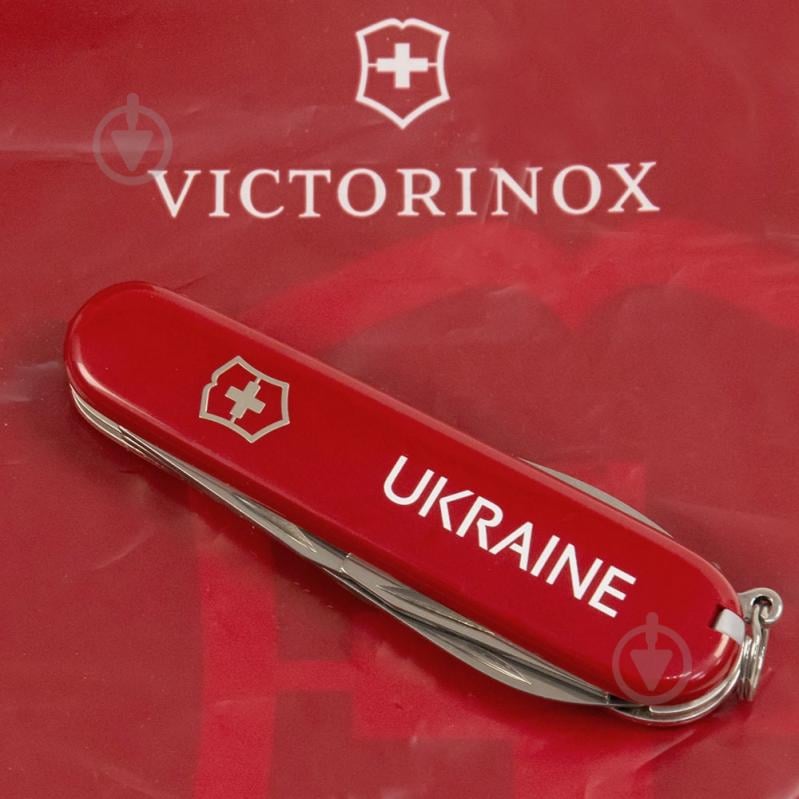 Ніж швейцарський Victorinox SPARTAN UKRAINE Ukraine біл. (12 інстр) Vx13603_T0140u - фото 7