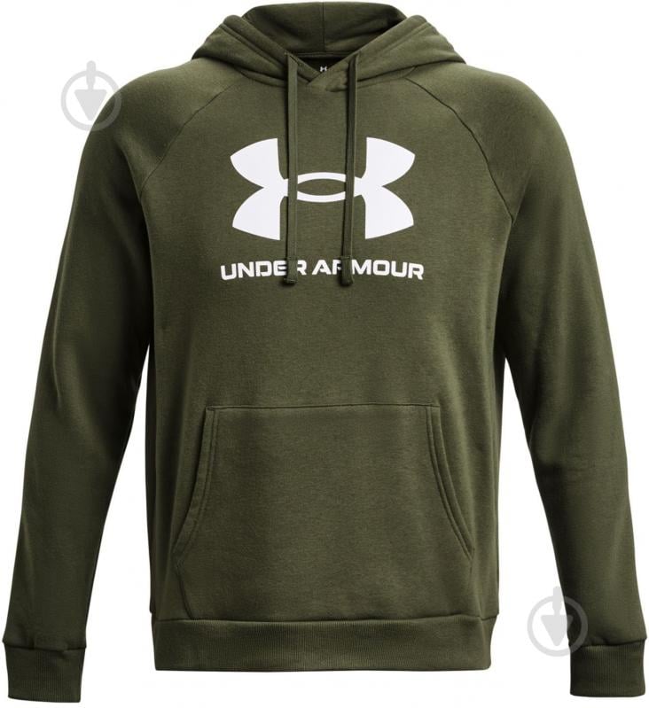 Джемпер Under Armour UA RIVAL FLEECE LOGO HD 1379758-390 р.M зелений - фото 4