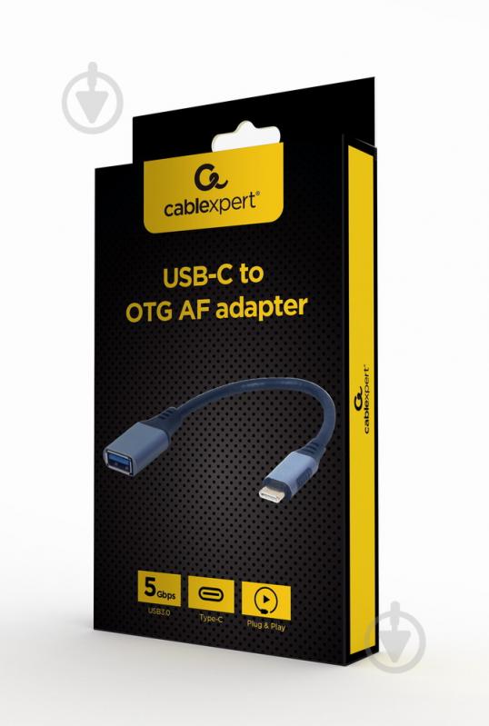 Переходник Cablexpert OTG USB3.0 0,15 м grey (A-USB3C-OTGAF-01) - фото 4