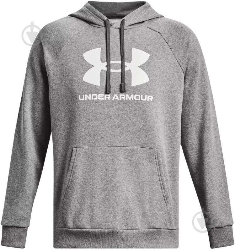 Джемпер Under Armour UA RIVAL FLEECE LOGO HD 1379758-025 р.2XL сірий - фото 4