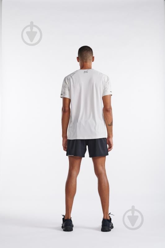 Футболка 2XU Aero Tee MR6557a_CAR/MNG р.XL белый - фото 5