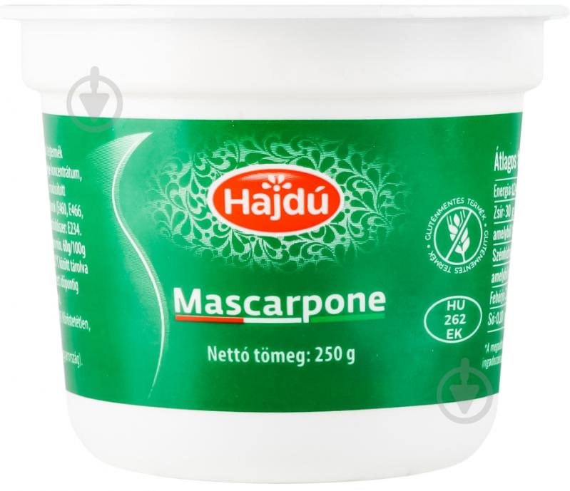 Крем-сыр Hajdu Mascarpone 60% 250 г - фото 1