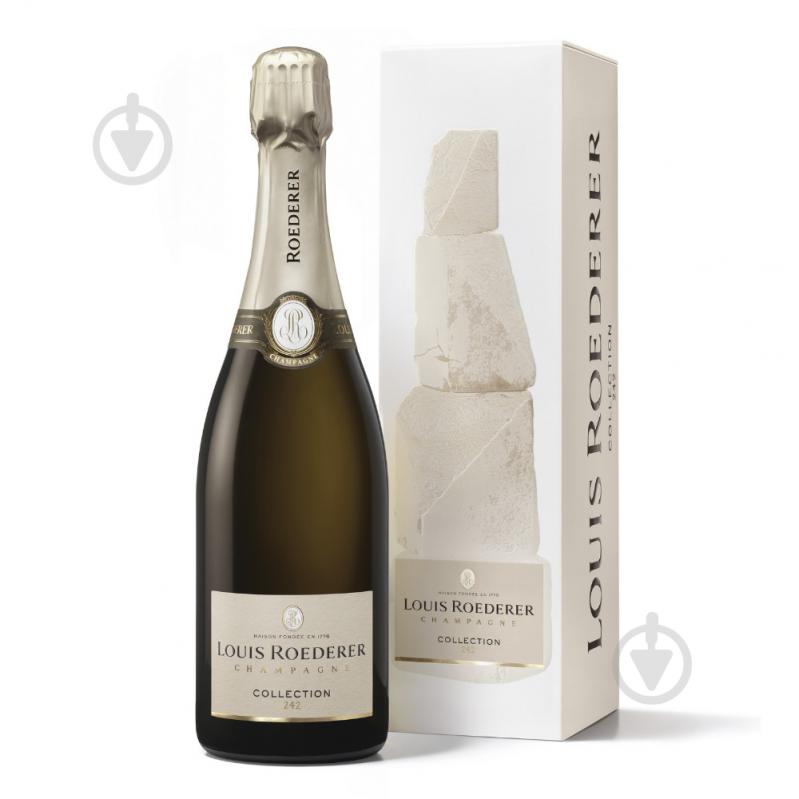Шампанське Louis Roederer Brut Collection 242 Gift Box біле брют 0,75 л - фото 1