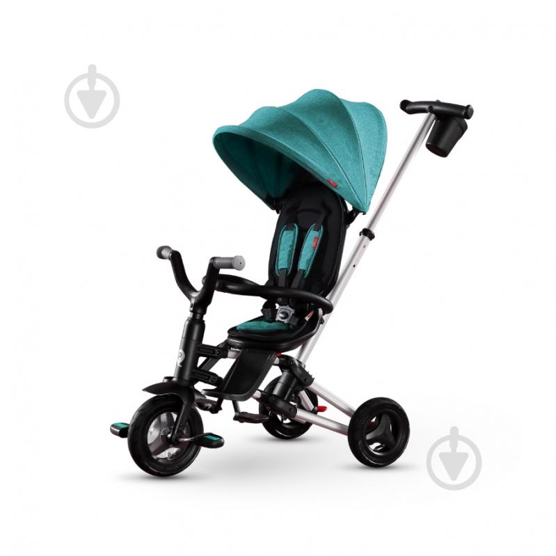 Велосипед-коляска Qplay Nova EVA зеленый S700-2GreenBlue - фото 1