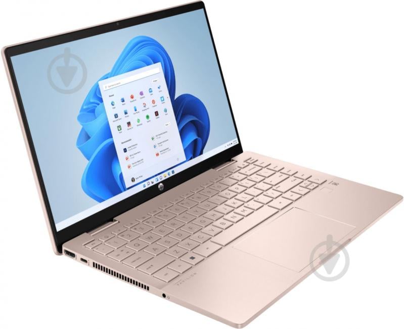 Ноутбук HP Pavilion x360 14-ek1006ua 14" (832S7EA) rose/gold - фото 2