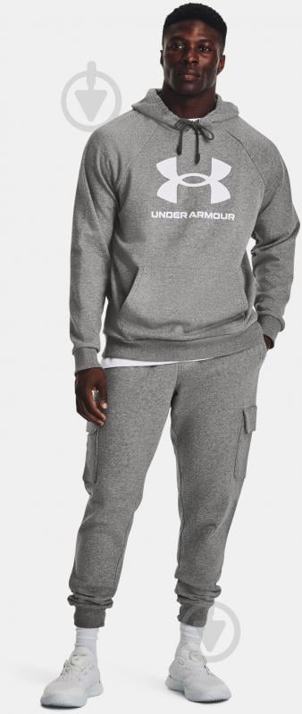 Джемпер Under Armour UA RIVAL FLEECE LOGO HD 1379758-025 р.L сірий - фото 3