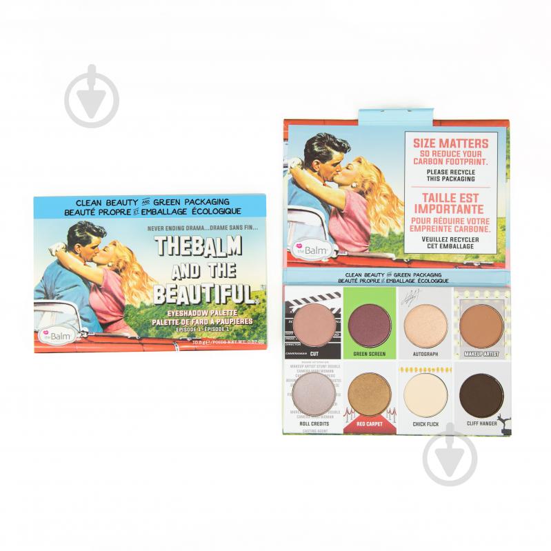 Палетка для очей theBalm TheBalm & the Beautiful -Ep1 01 Matte nude02 brown 10,5 г - фото 1