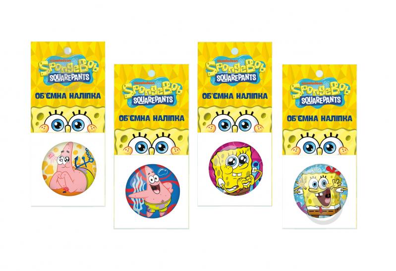 Наклейка объемна SpongeBob SquarePants 700016 - фото 1