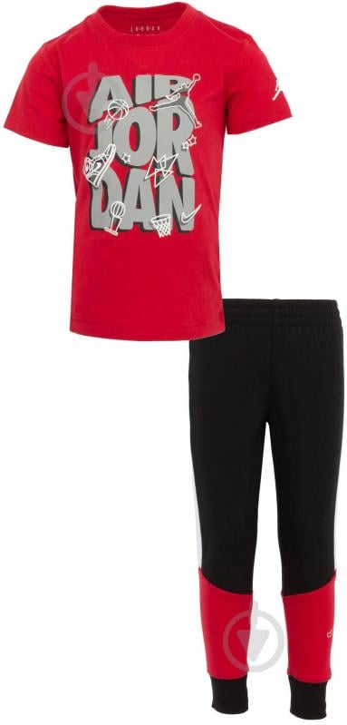 Комплект Jordan JORDAN PLAYGROUND FLC PANT SET 85C208-023 черный - фото 1