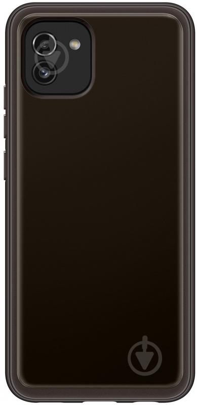Чехол Samsung для Galaxy A03 Soft Clear Cover Black - фото 1