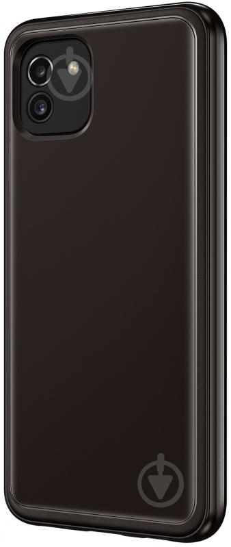 Чехол Samsung для Galaxy A03 Soft Clear Cover Black - фото 2