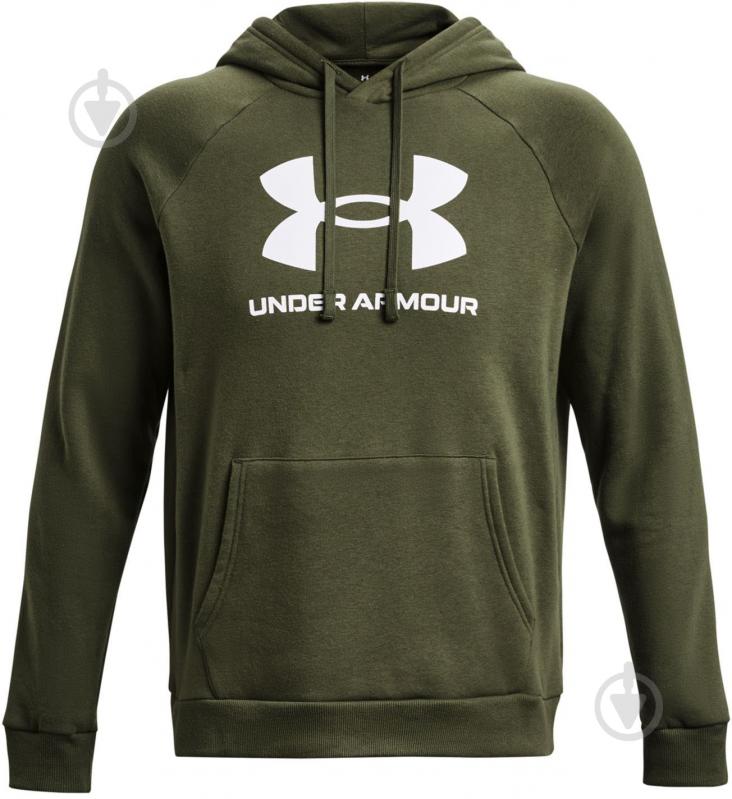 Джемпер Under Armour UA RIVAL FLEECE LOGO HD 1379758-390 р.S-M зелений - фото 4