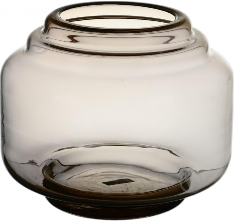 Ваза скляна Wrzesniak Glassworks Litty 21,5 см коричнева 17-11222 - фото 1