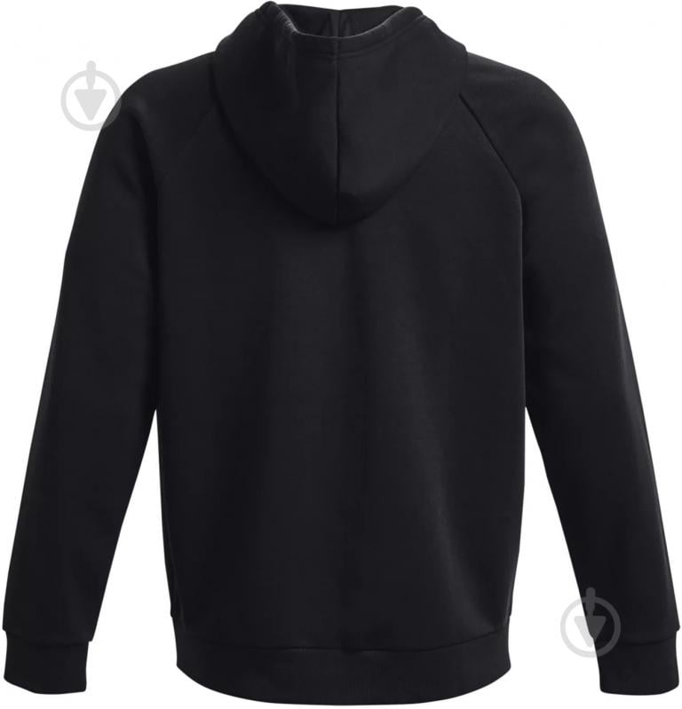 Джемпер Under Armour UA Rival Fleece FZ Hoodie 1379767-001 р.M чорний - фото 5 Джемпер Under Armour UA Rival Fleece FZ Hoodie 1379767-001 р.M чорний - фото 5