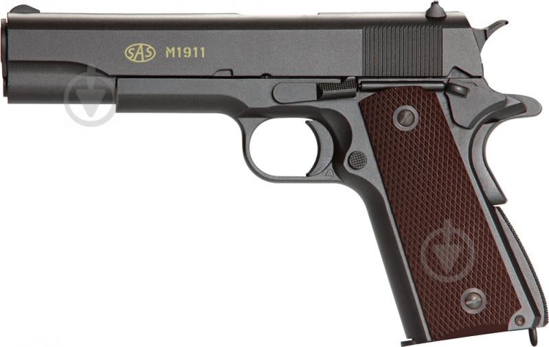 Пневматичний пістолет SAS M1911 Pellet, 4,5 мм (свинцеві кулі) - фото 1