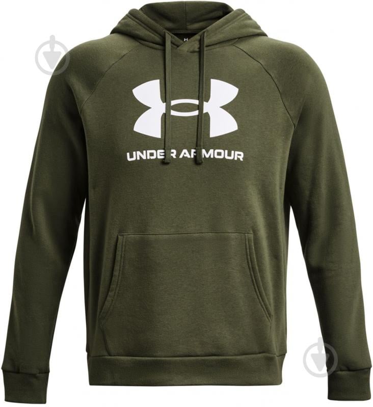 Джемпер Under Armour UA RIVAL FLEECE LOGO HD 1379758-390 р.L зелений - фото 4