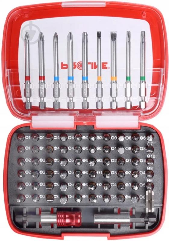 Набор бит Proline CRV S2 71 шт. 10703 - фото 1 Набор бит Proline CRV S2 71 шт. 10703 - фото 1