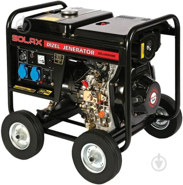 Генератор дизельный SOLAX 2,8 кВт / 3 кВт 220 В SDJ4000M - фото 1