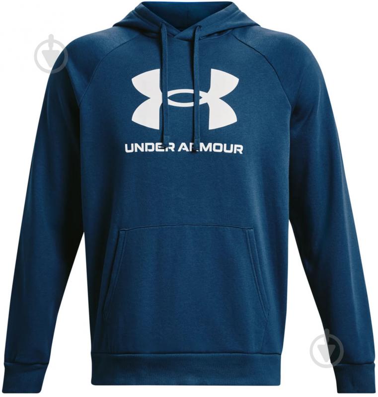 Джемпер Under Armour UA RIVAL FLEECE LOGO HD 1379758-426 р.S-M голубой - фото 4