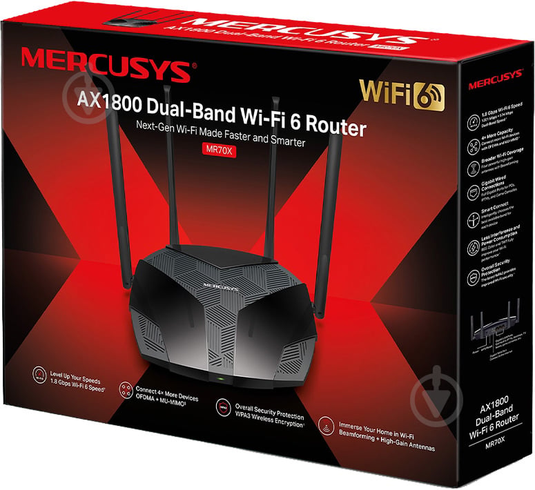 Wi-Fi-роутер Mercusys MR70X - фото 6