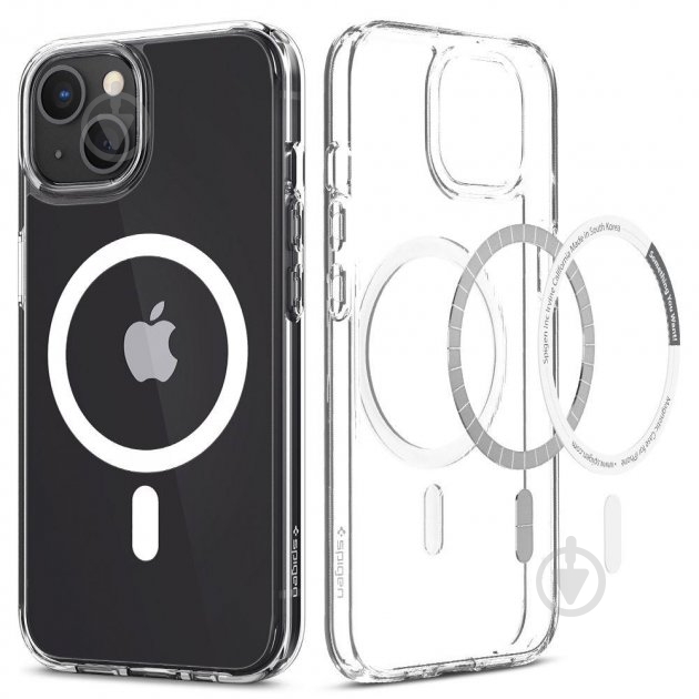 Накладка на корпус Spigen для Apple iPhone 13 (ACS03528) white - фото 2
