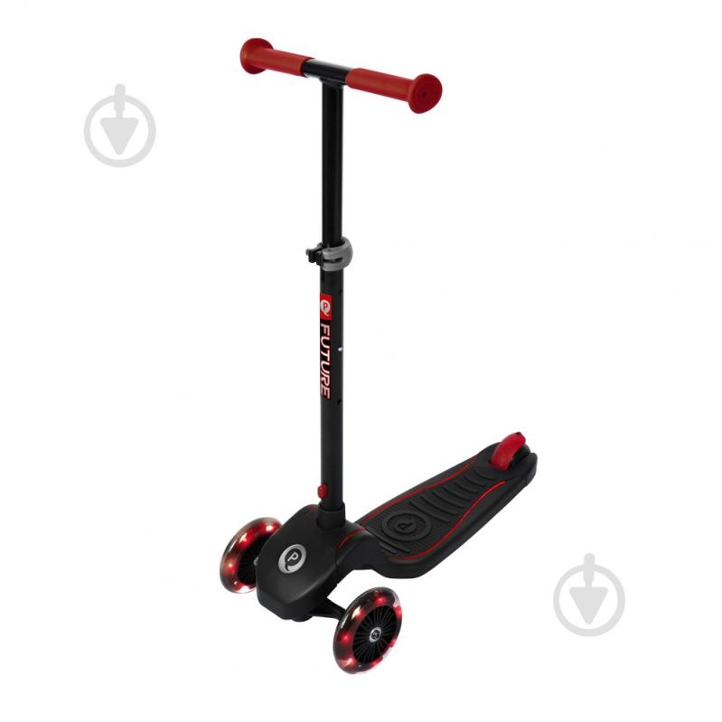 Самокат-трансформер Qplay красный FutureRed - фото 1 Самокат-трансформер Qplay красный FutureRed - фото 1